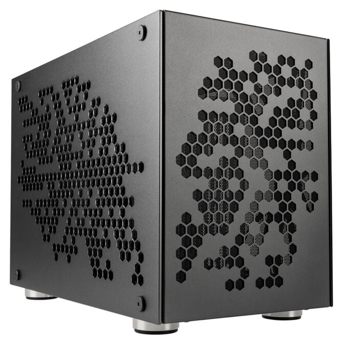 B Grade Kolink Rocket Heavy Vented Edition Aluminium Mini-ITX Case - Gunmetal Gr