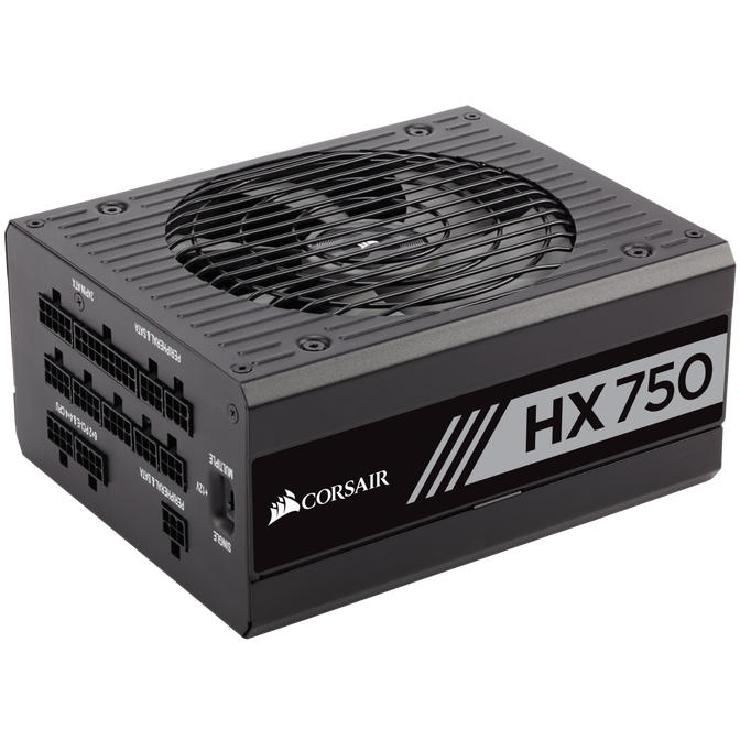 B Grade Corsair Professional Series HX 750W 80 Plus Platinum Modular Power Suppl