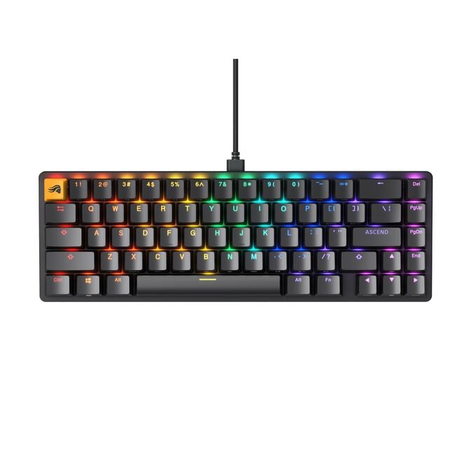 B Grade Glorious GMMK 2 65 Mechanical Gaming Keyboard - Fox switch ANSI-US - Bla