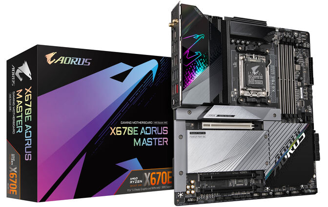 B Grade Gigabyte X670E Aorus Master (Socket AM5) DDR5 ATX Motherboard