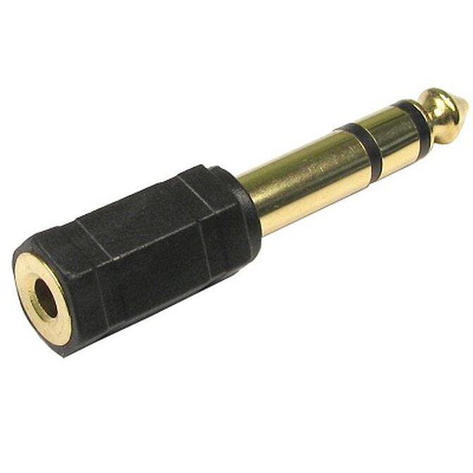 OcUK Value Standard 6.3mm stereo male to 3.5mm stereo female - 3-6M3F