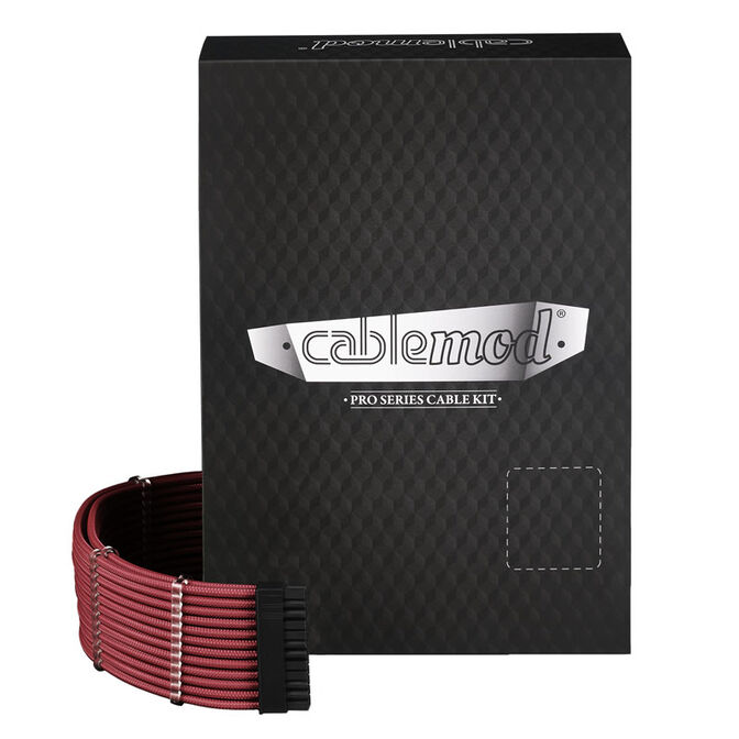 B Grade CableMod PRO ModMesh C-Series AXi HXi RM Cable Kit - Burgundy (Yellow L