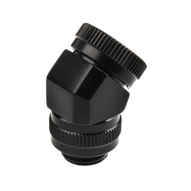 Phanteks 12mm Hard Tube Rotary Fitting 45° G1/4 - Black