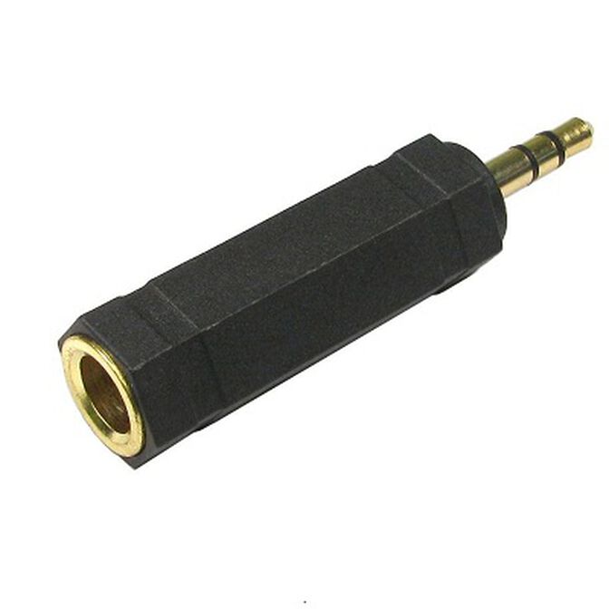 OcUK Value Standard 3.5mm stereo male to 6.3mm stereo female - 3-6F3M