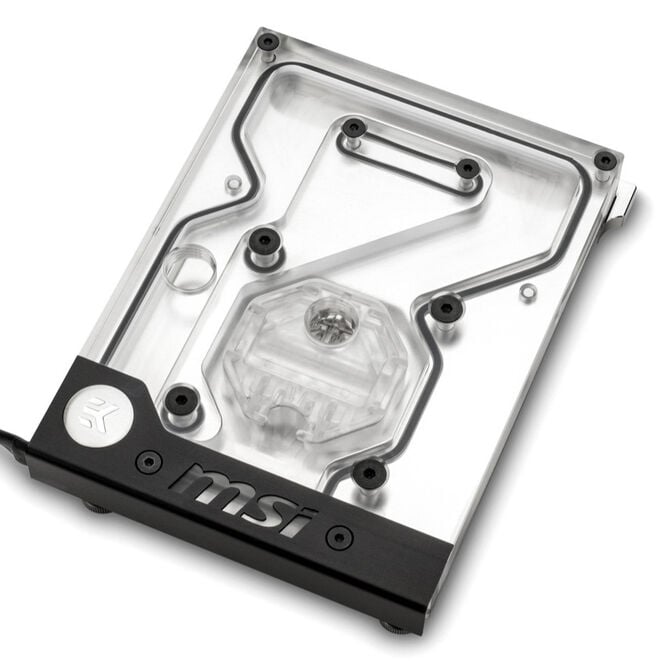 B Grade EK Water Blocks EK-FB MSI X299M Gaming Pro Carbon RGB Monoblock - Nickel