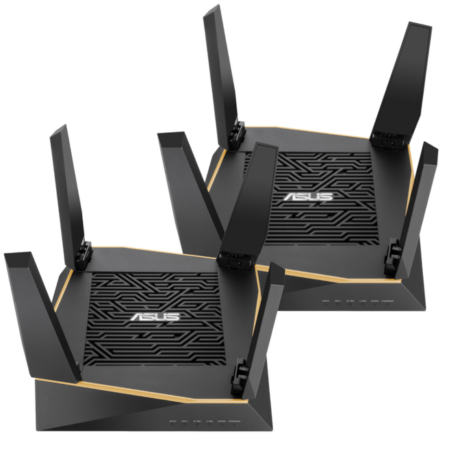 B Grade ASUS RT-AX92U AX6100 Wi-Fi6 AiMesh System Pack of 2