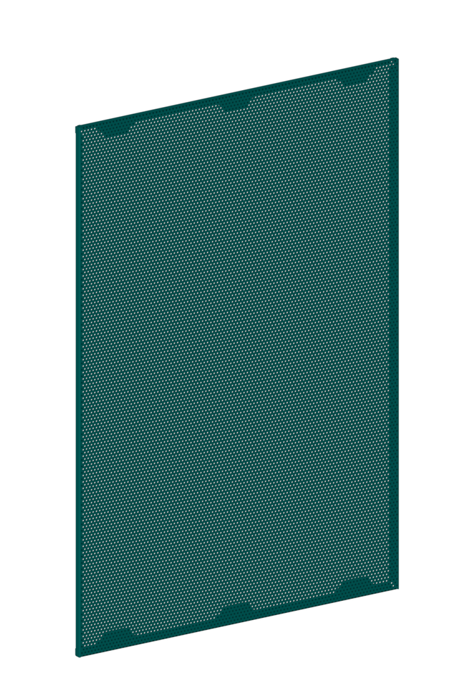 SSUPD Meshroom S - Push Pin Mesh Side Panel - Peacock Blue