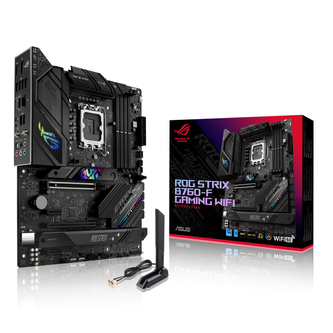 B Grade Asus ROG Strix B760-F Gaming WIFI (LGA 1700) DDR5 ATX Motherboard