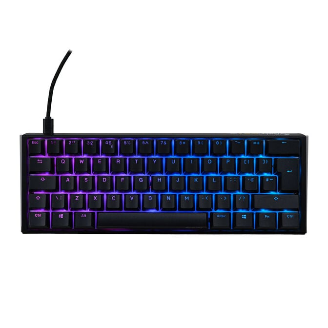 B Grade Ducky One 3 Classic 60 USB RGB Mechanical Gaming Keyboard Cherry Red - B