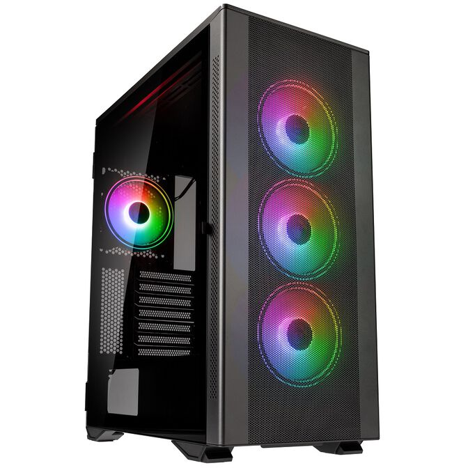 B Grade Kolink Stronghold Prism ARGB Midi Tower Case - G (CA-04W-KK)