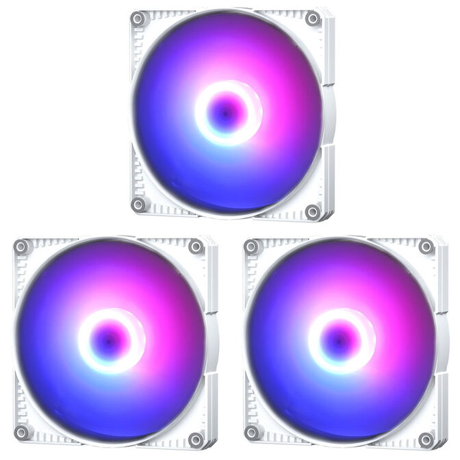 Phanteks SK140 White DRGB PWM Fan - 140mm Triple Pack