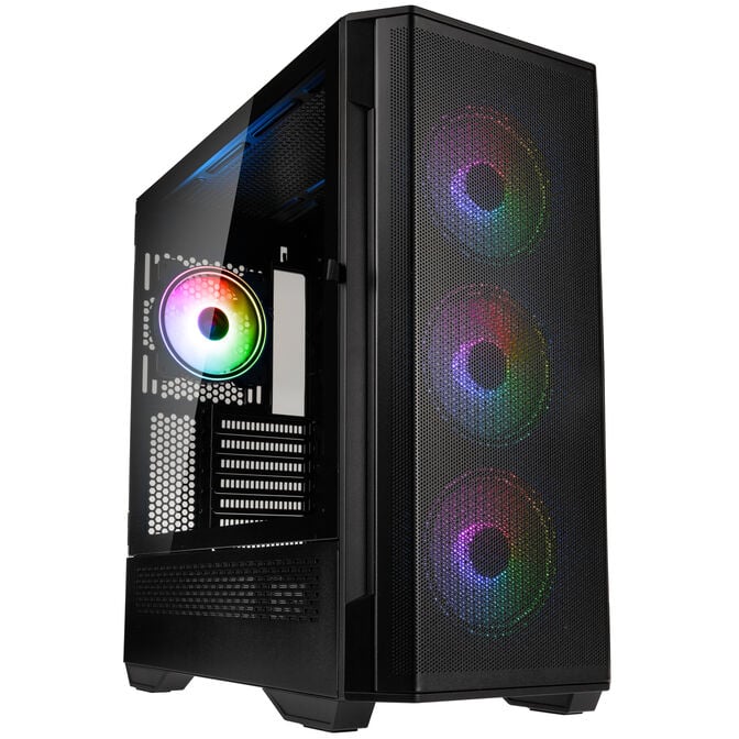 B Grade Kolink Observatory Y Mesh ARGB Midi Tower Gaming Case - Black Window