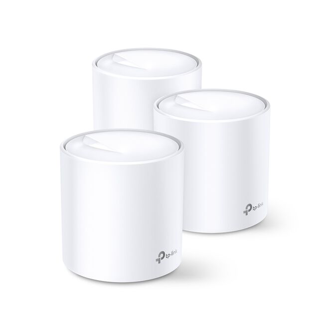 TP-Link Deco X60 AX5400 Wi-Fi 6 Mesh System (3-Pack)