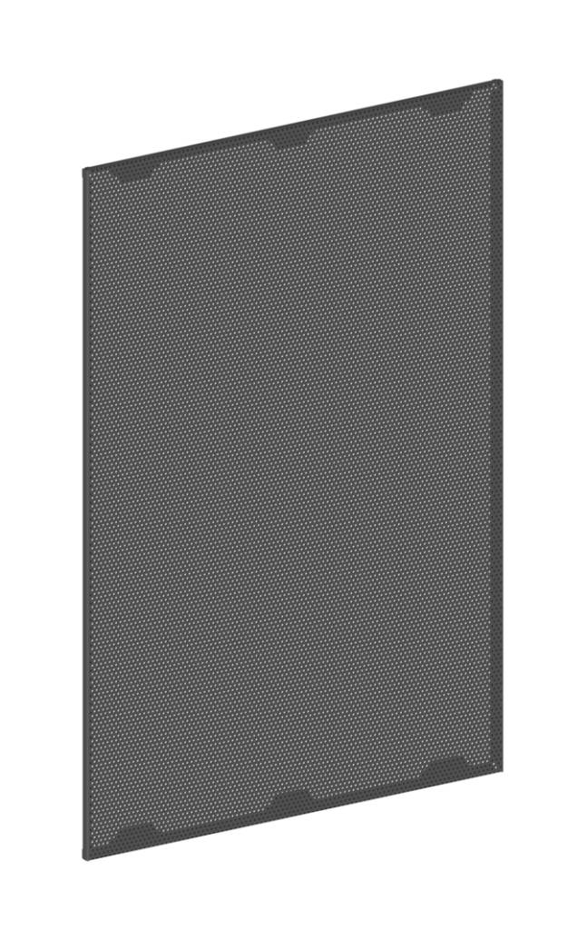 SSUPD Meshroom S - Push Pin Mesh Side Panel - Fossil Grey