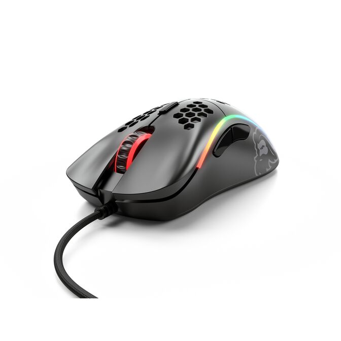 B Grade Glorious Model D USB RGB Optical Gaming Mouse - Matte Black