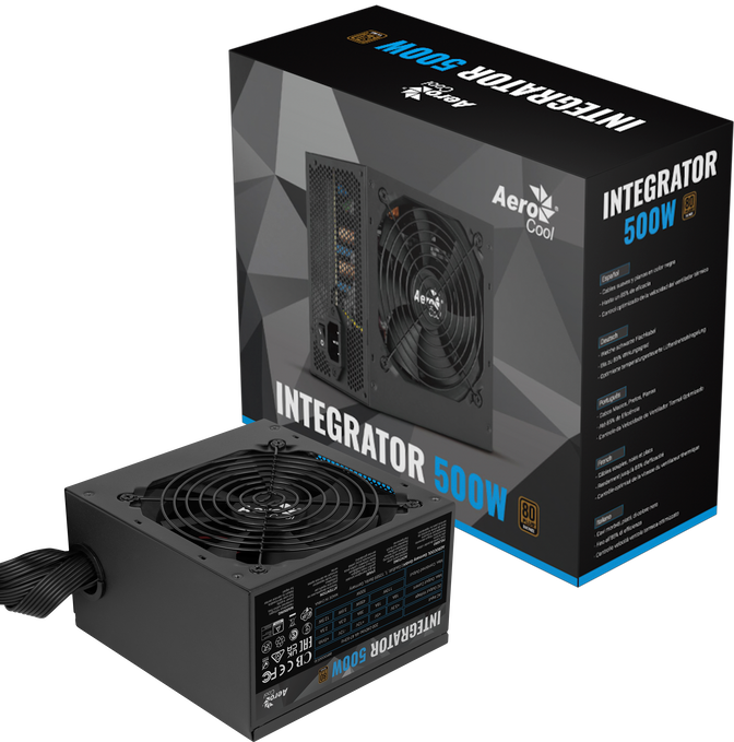 Aerocool Integrator 500W 80 Plus Bronze Power Supply